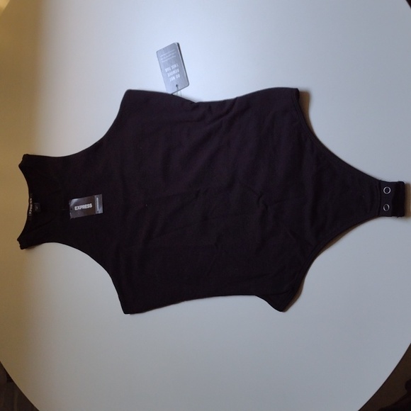 NWT Express Black Thong Bodysuit size XS - Picture 1 of 11